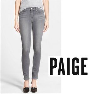 Paige Verdugo Ankle Jeans - Gray